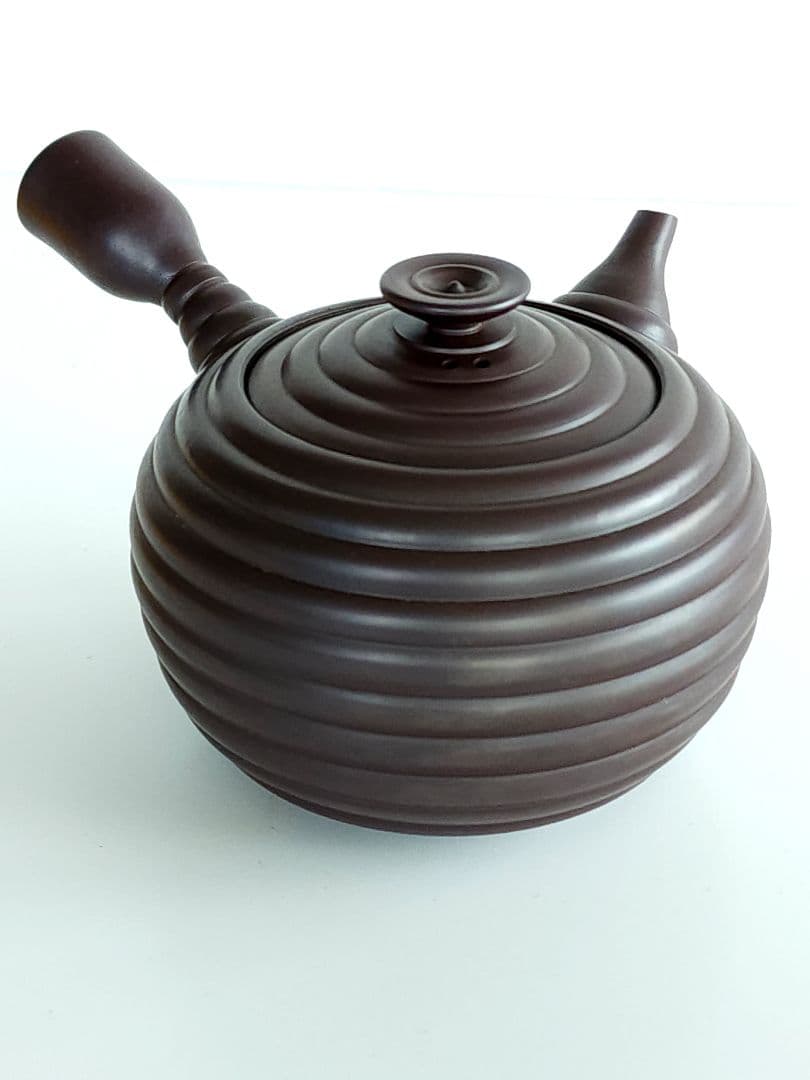 萬古焼 無形文化財 清水醉月 急須 在銘 清泉　 酔月 窯印