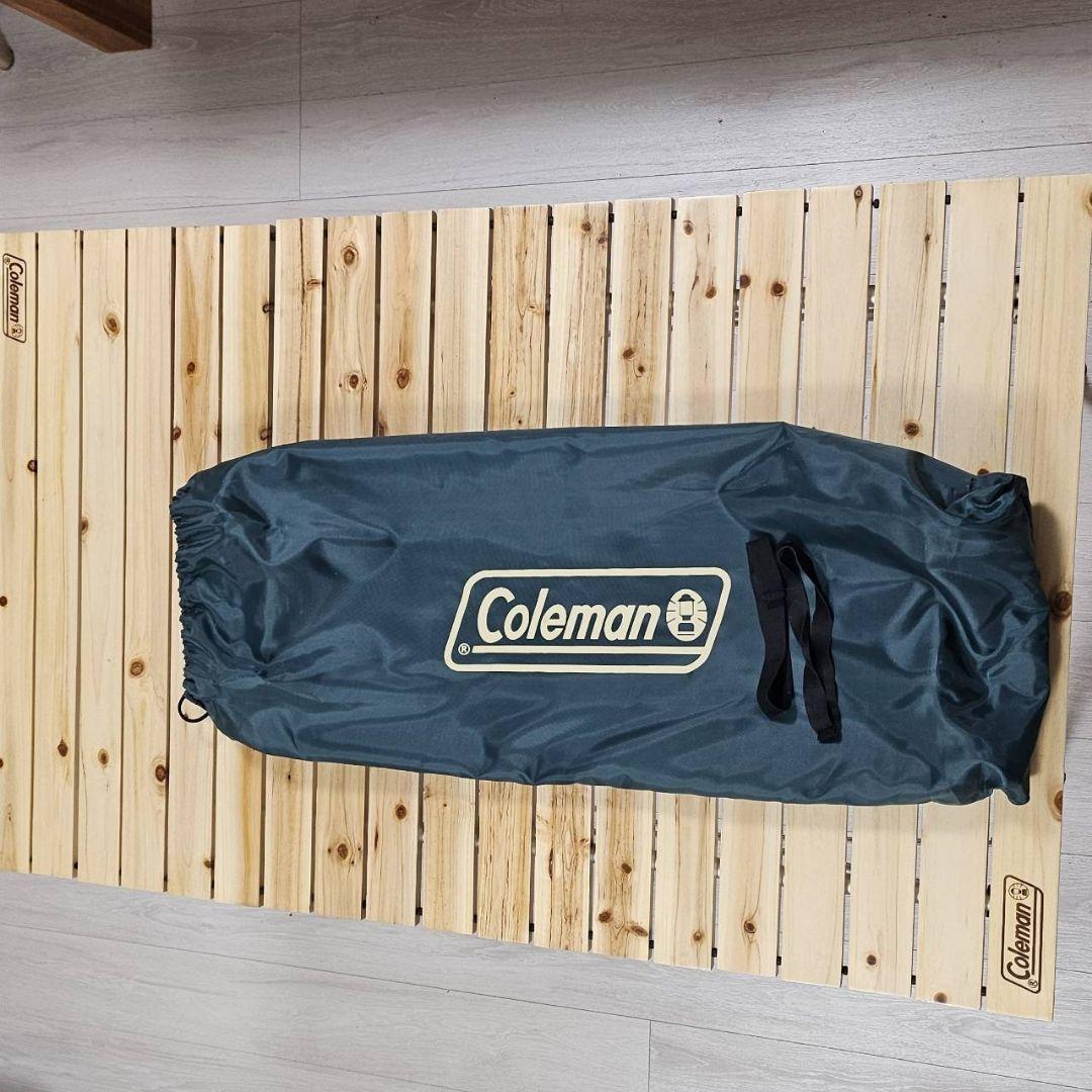 最終値下げ★美品★Coleman テーブル ナチュラルウッドロールテーブル