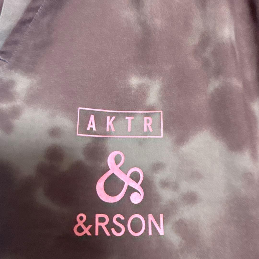 AKTR & RSN ブラウン タイダイ パンツ