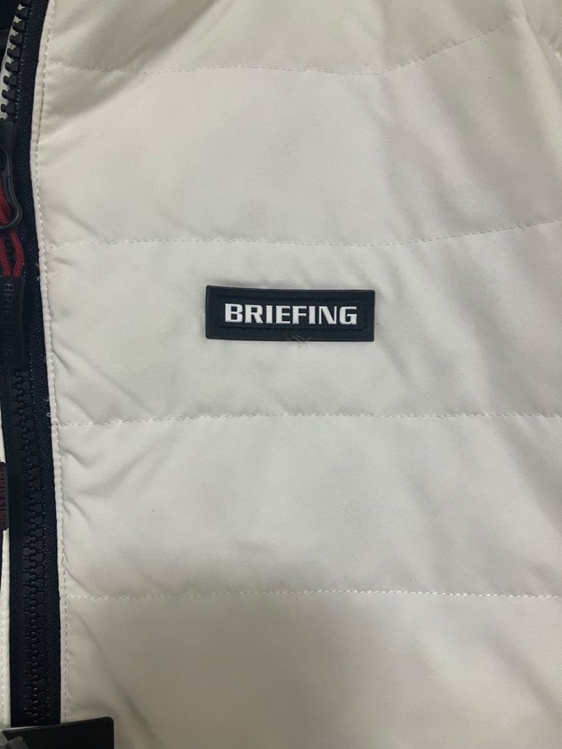 BRIEFING フード付きジャケット M ホワイト