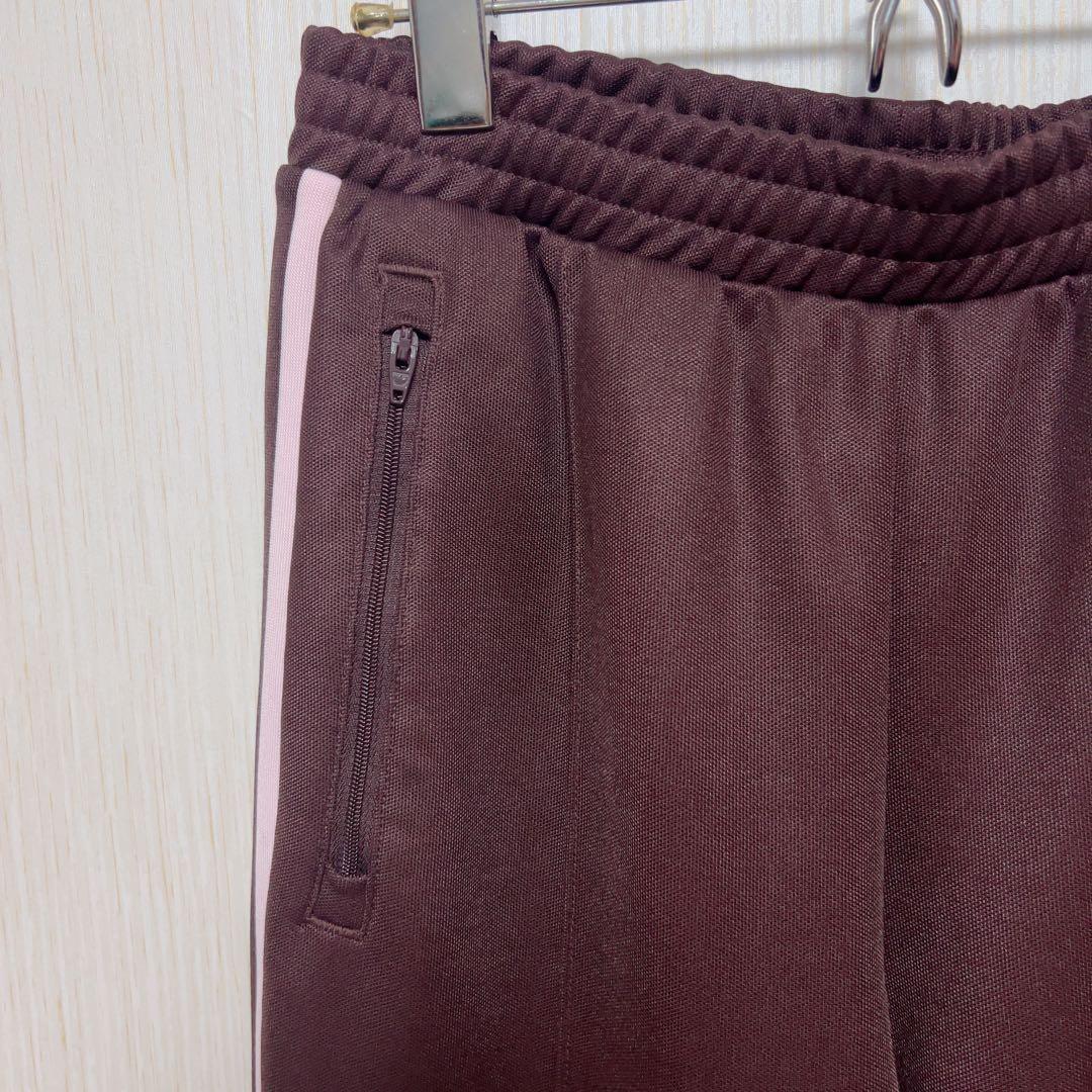【美品】adidas ベッケンバウアー ジャージ トラックパンツ L 茶×ピンク