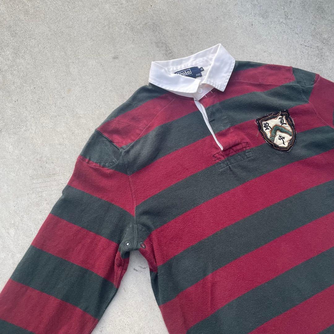 90s Polo by Ralph Lauren ラガーシャツ M