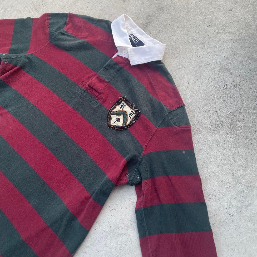 90s Polo by Ralph Lauren ラガーシャツ M