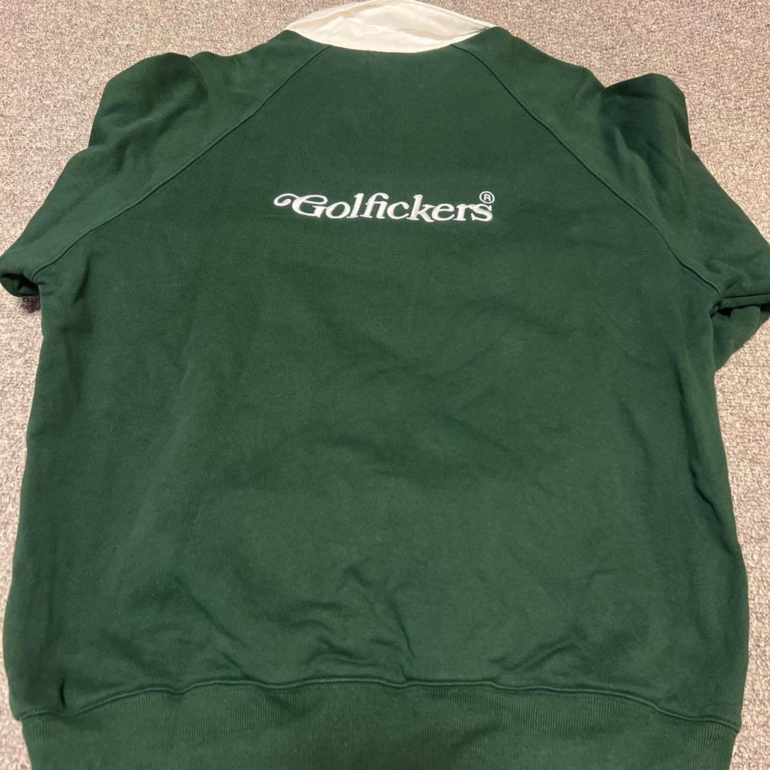 2月まで掲載　Golftickers ダークグリーン トレーナー L