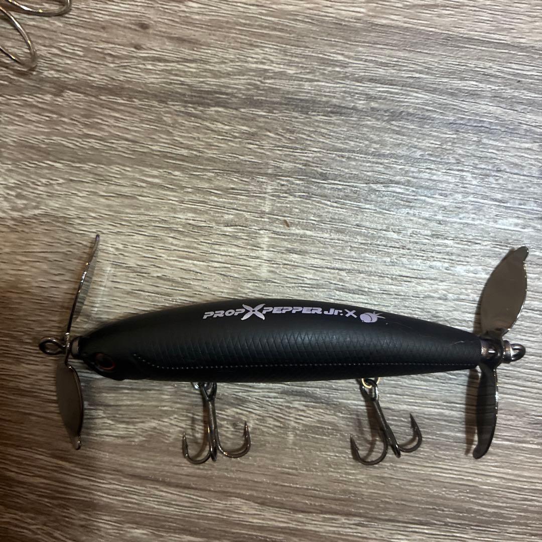 トップウォータールアーセット痴虫ヒラトッププロップペッパーjr