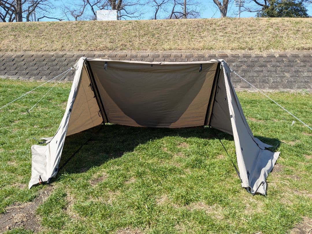 FIELDOOR　パップテント 320 TC　サイドウォール2枚付き