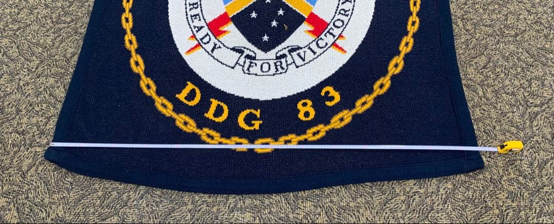 米軍放出品 USA製 USS HAWARD ブランケット