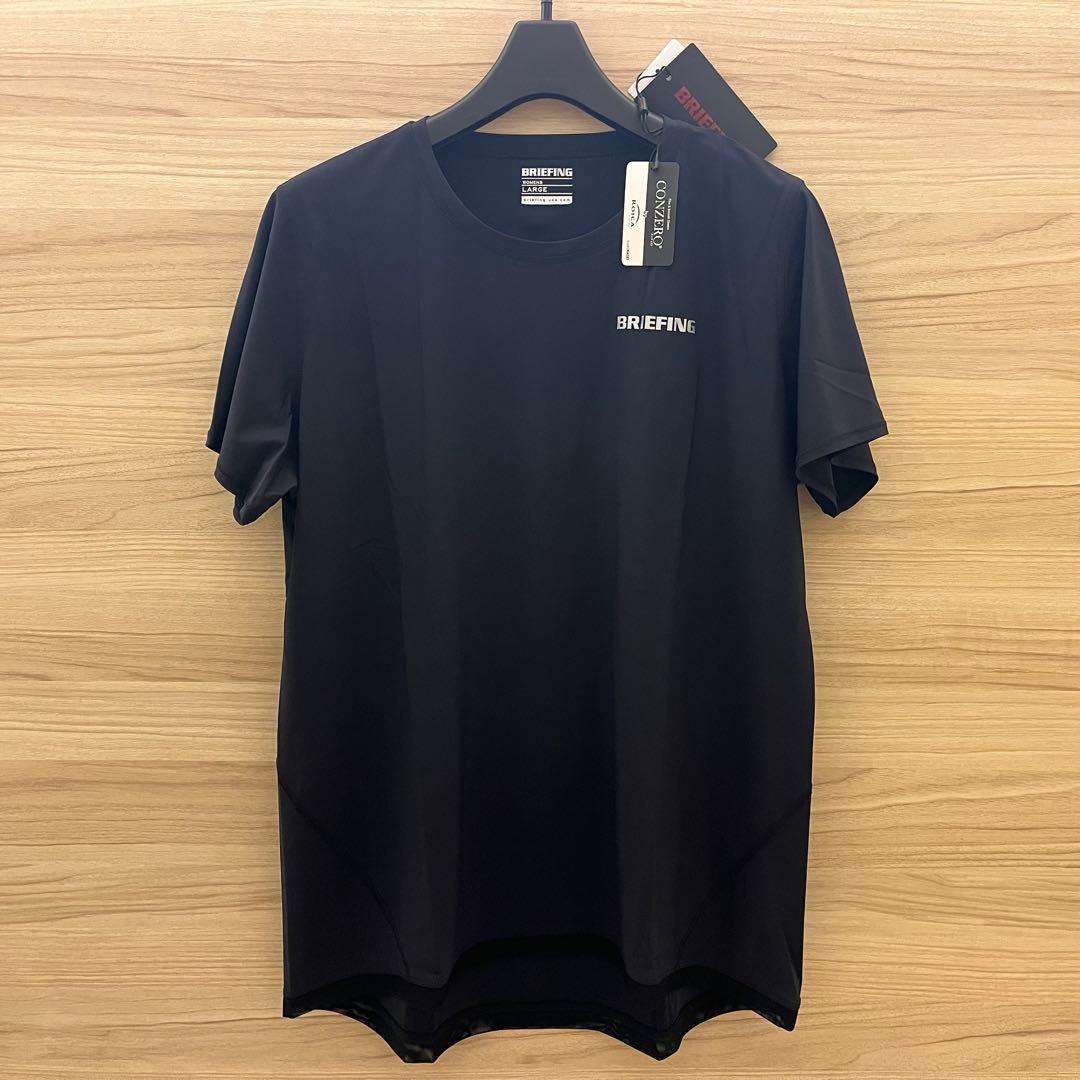新品★レディースL BRIEFING ドライストレッチパフォーマンスTシャツ黒