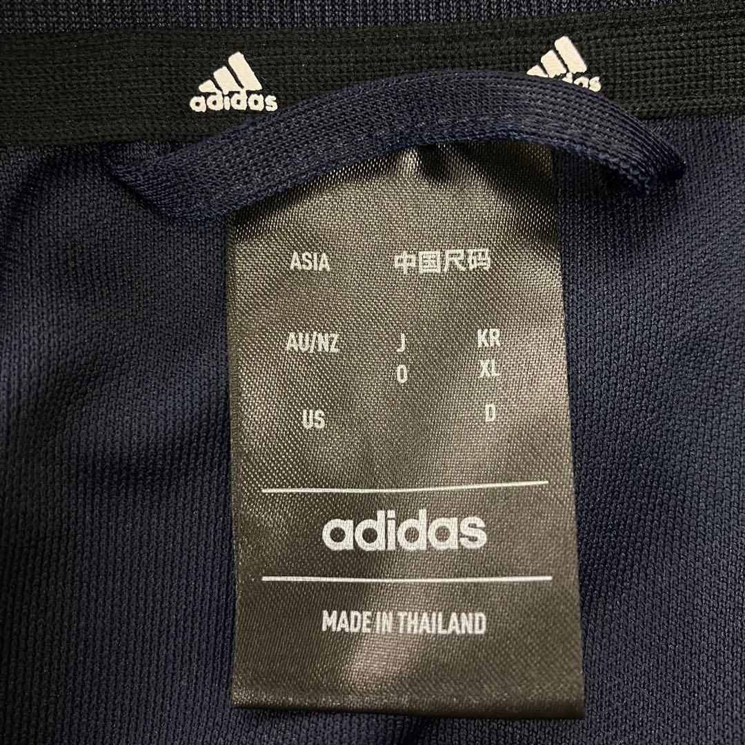 adidas アディダス トレーニングウェア セットアップ メンズ XL 紺