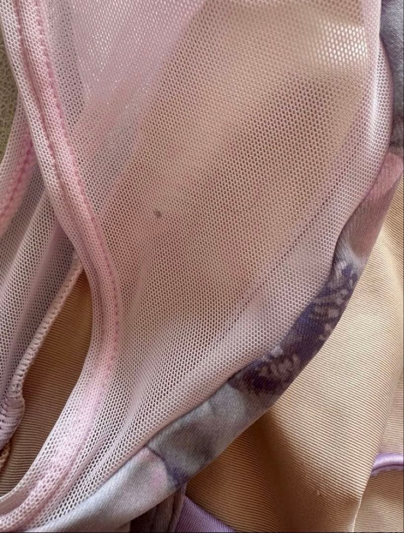【完売】stina blurred flower pink レオタード M