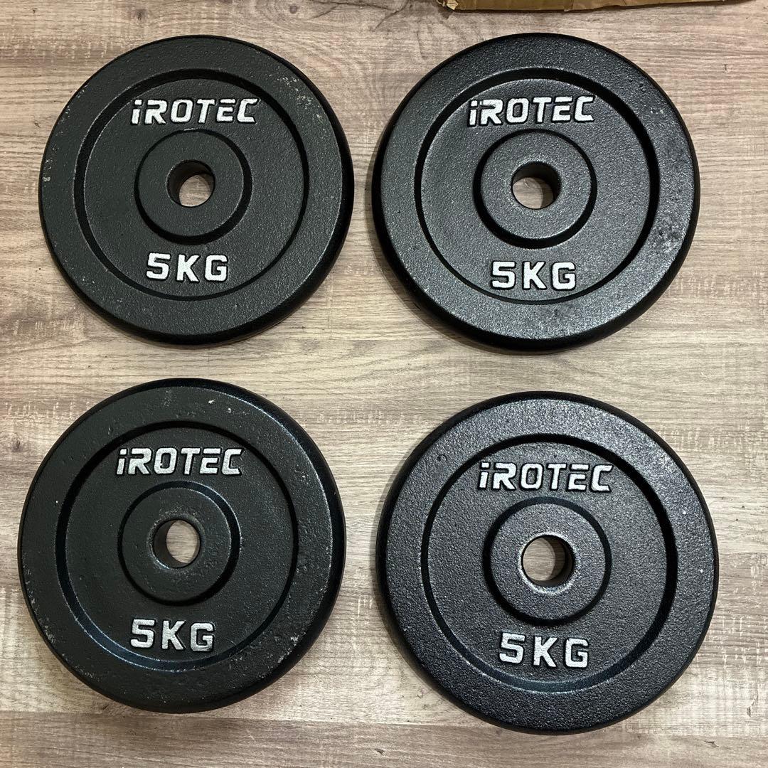 iROTEC アイロテック　アイアン ダンベル 42.5KG マットブラック