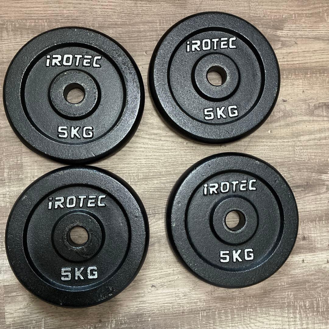 iROTEC アイロテック　アイアン ダンベル 42.5KG マットブラック