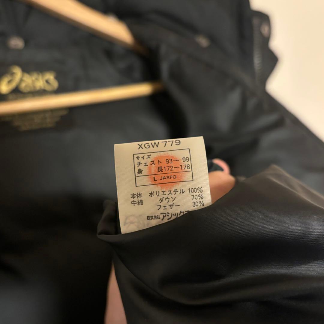 アシックス　ダウンコート　L
