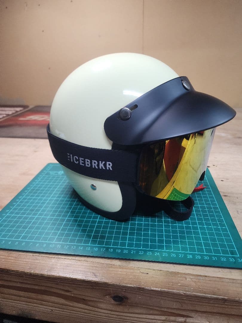 ICEBRKR アイスブレイカー　骨伝導インカムゴーグル イエロー