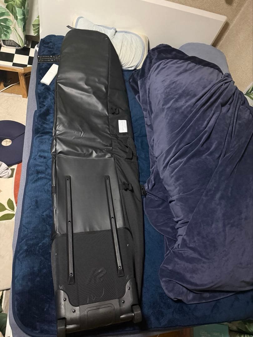 【美品】K2ケーツーROLLER BLACK 175cm スノーボード バッグ