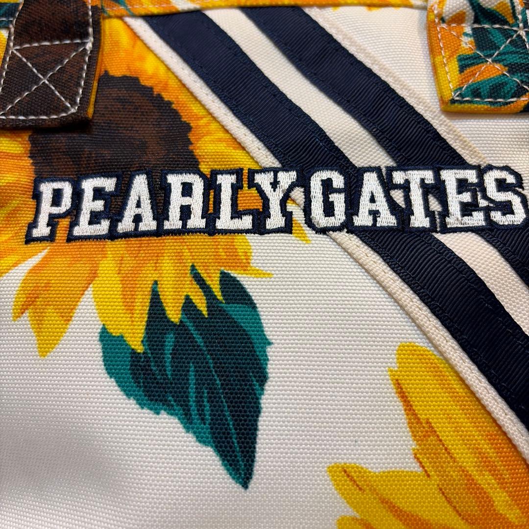 PEARLY GATES ひまわり柄　カートバッグ