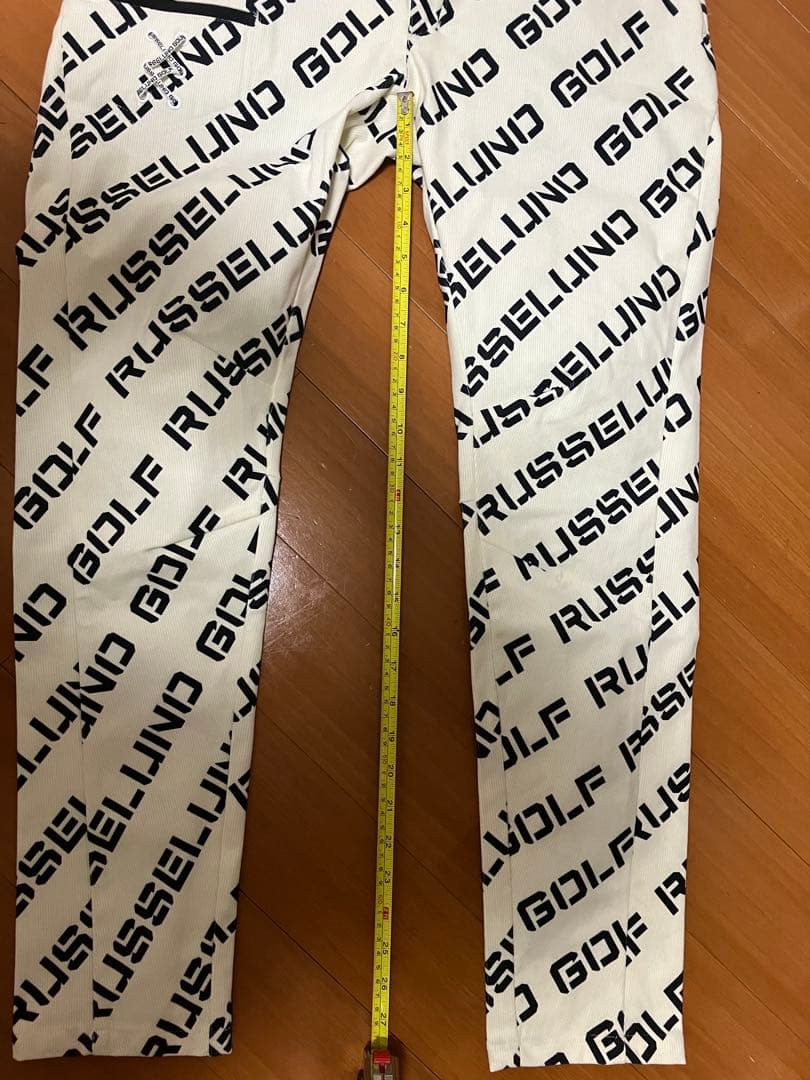RUSSELLNO GOLF ロゴプリントパンツ