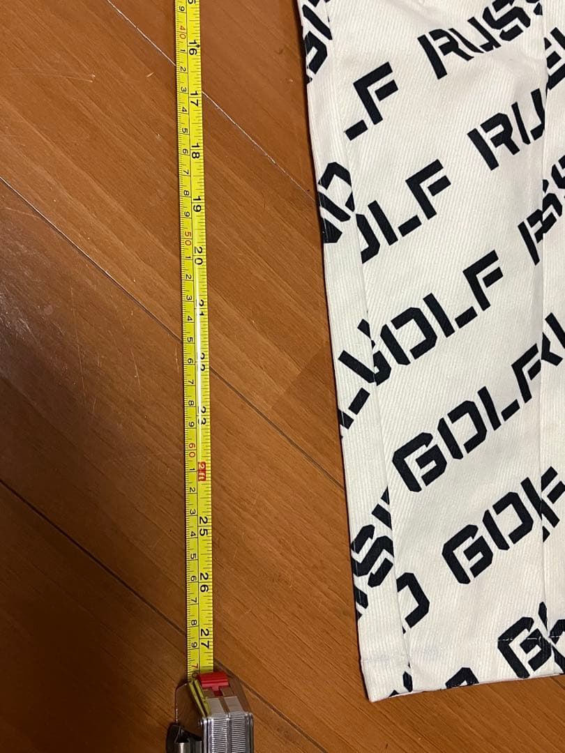 RUSSELLNO GOLF ロゴプリントパンツ