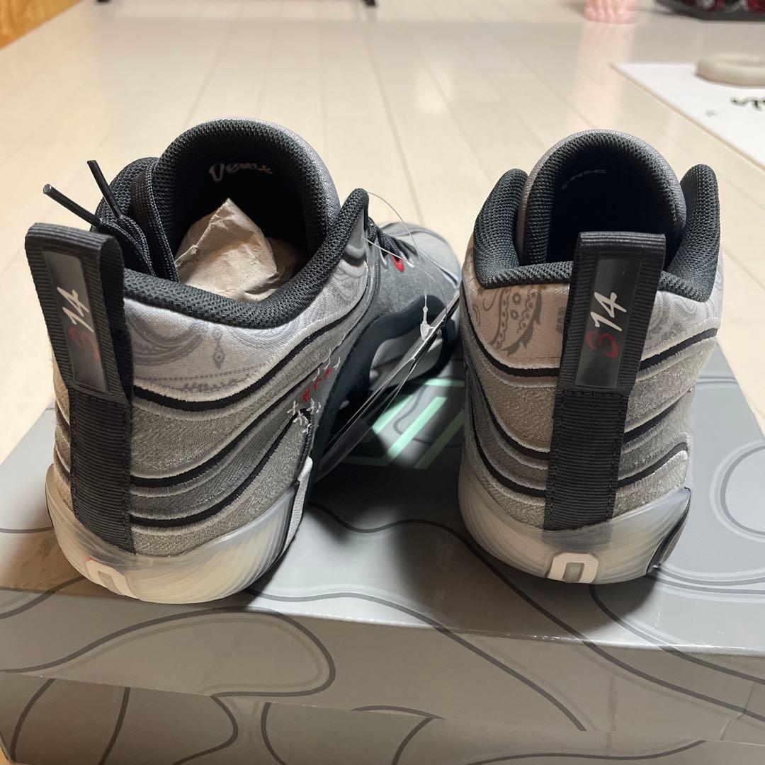 JORDAN 14 バスケットボールシューズ グレー/ブラック