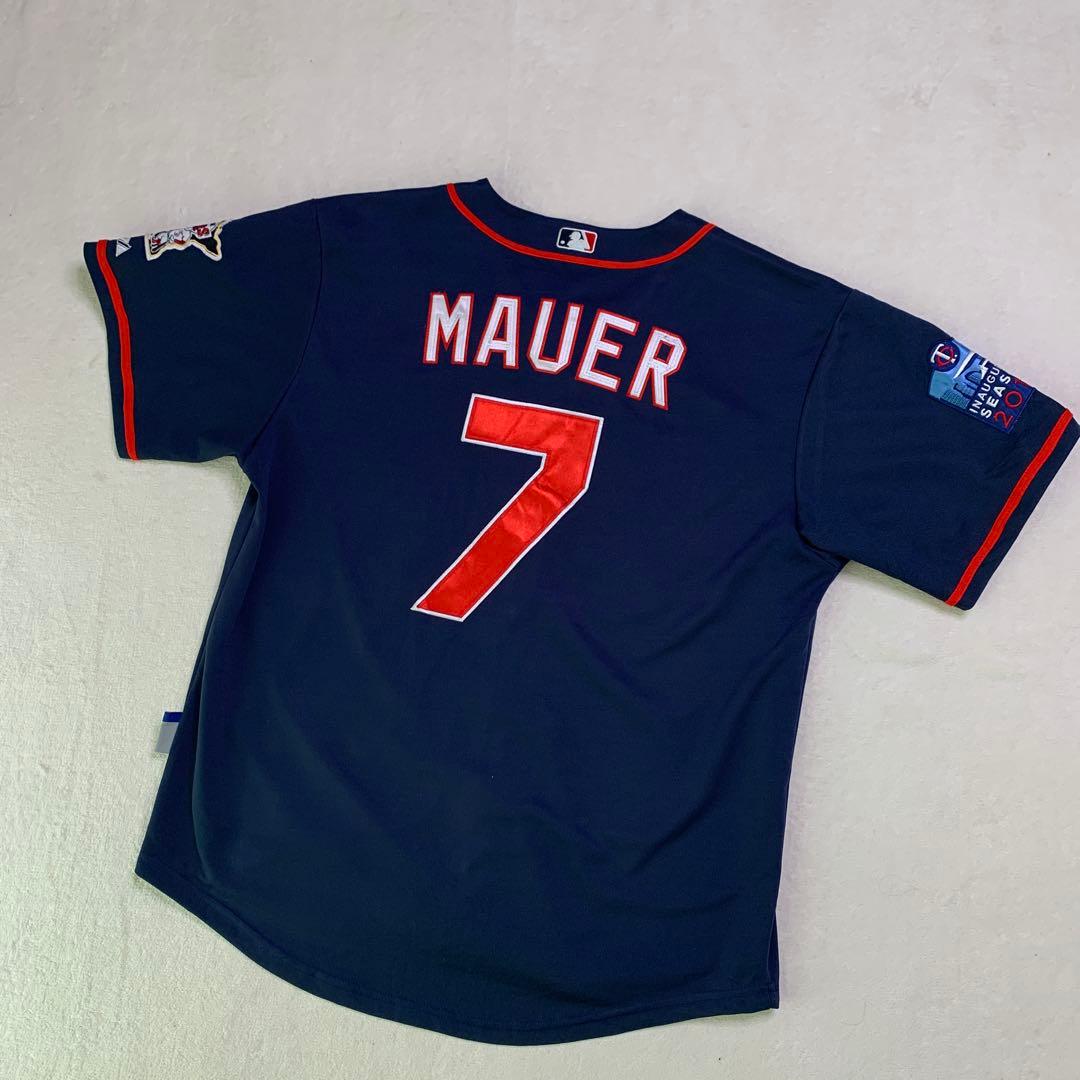 Twins MAUER ユニフォーム 背番号7 ネイビー　ジョーマウアー　50
