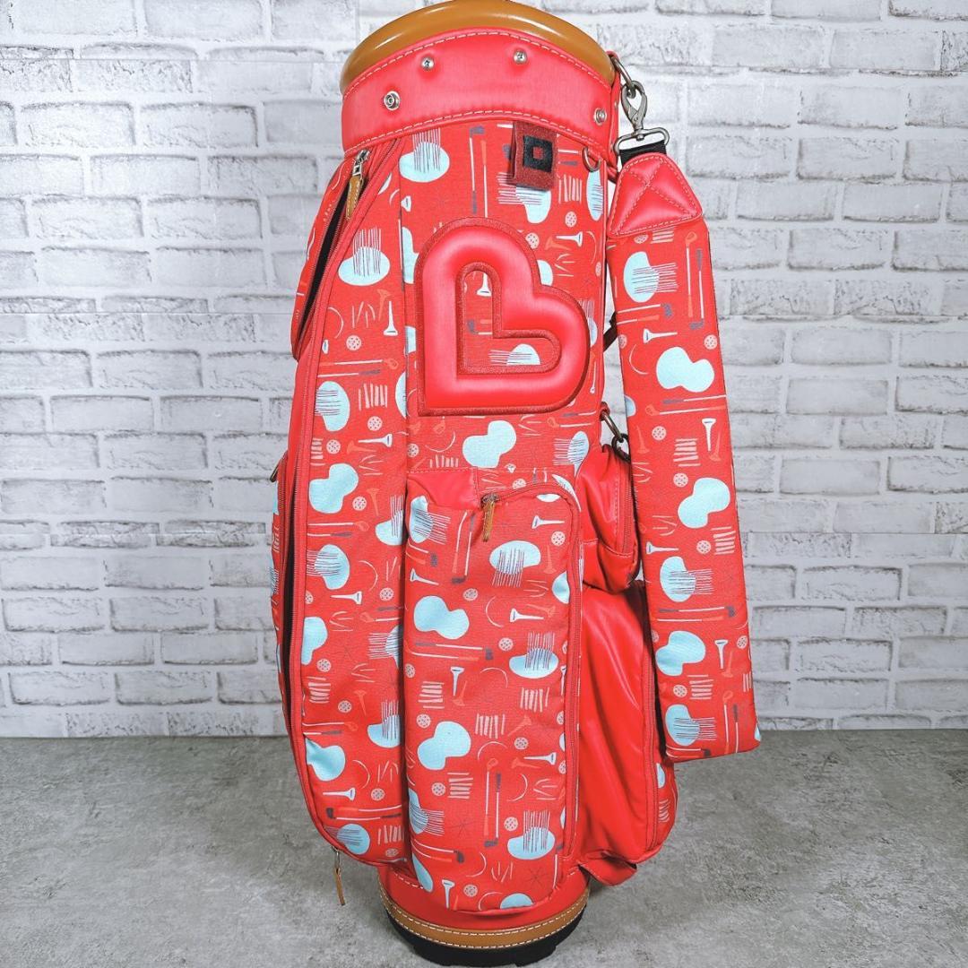 【限定品】ONOFF オノフ　LABOデザイン　キャディバッグ　ハート柄【美品】