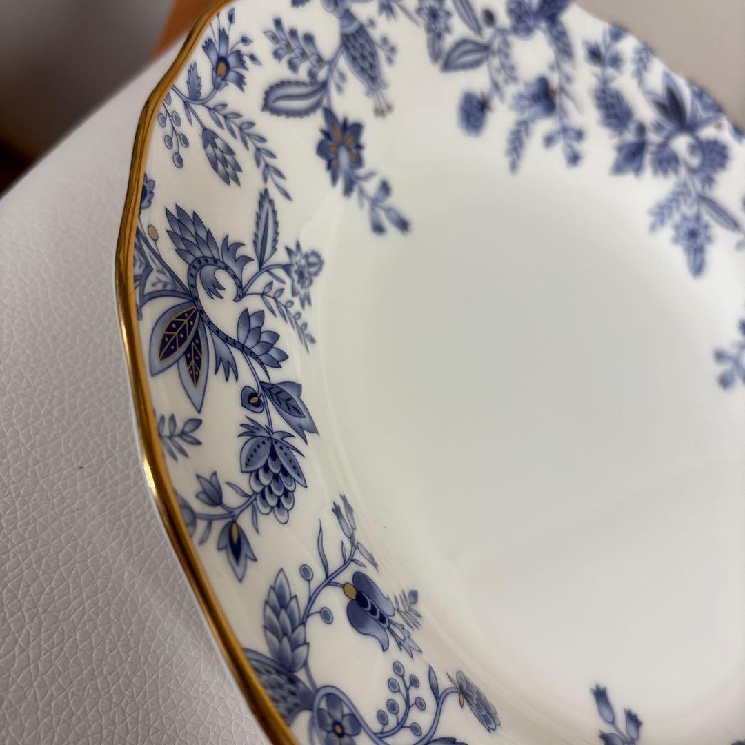 新品Noritake blue 深皿23cm 2枚 +C&S3客