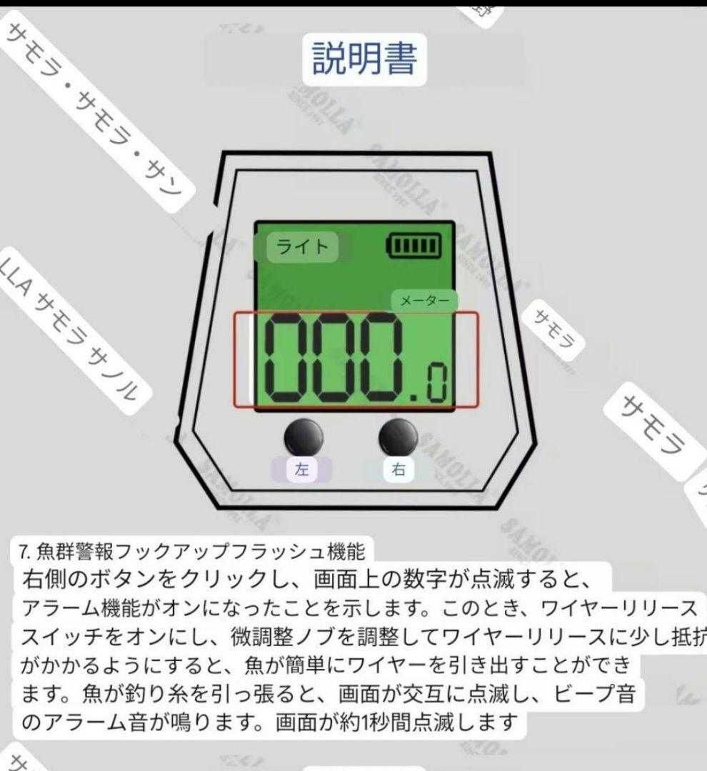 カウンター付きベイトリール　大型スクリーンベイトリール　ベイトリール　a849