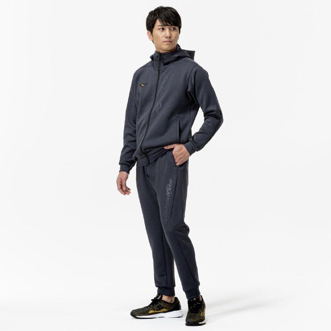 【ミズノプロ】ストレッチスウェットパンツ オデッセイグレーO 12JFCK79