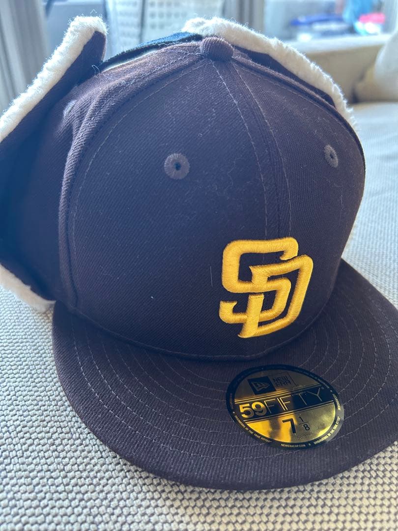 New Era 59FIFTY ブラウンキャップ 7 1/8