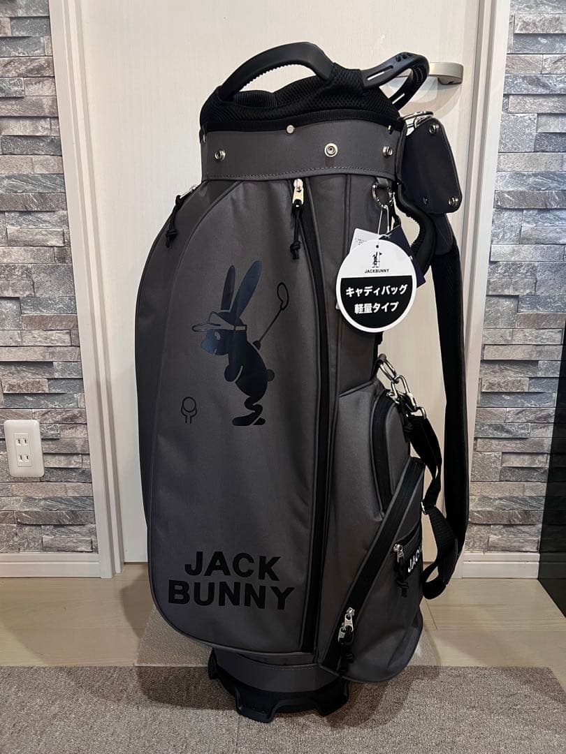 JACK BUNNY キャディバッグ 軽量9型 グレー 新品