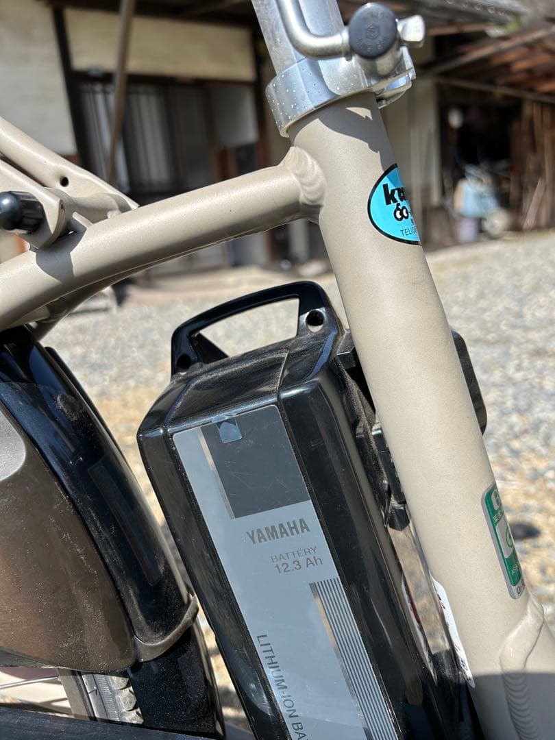 電動アシスト自転車 ベージュ YAMAHA 引き取り限定