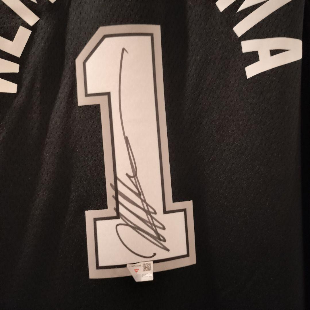 【鑑定済み】Spurs ウェンバンヤマ オーセンティックユニフォーム　サイン入