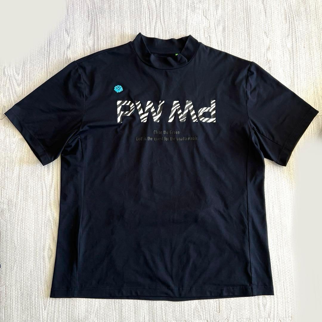 PW CIRCULUS メッシュポケットモック Tシャツ ブラック 黒 半袖