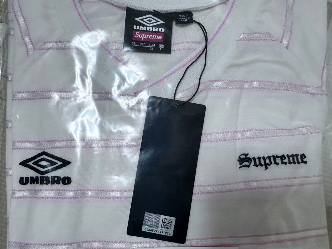 Supreme Umbro ストライプ サッカー ジャージ
