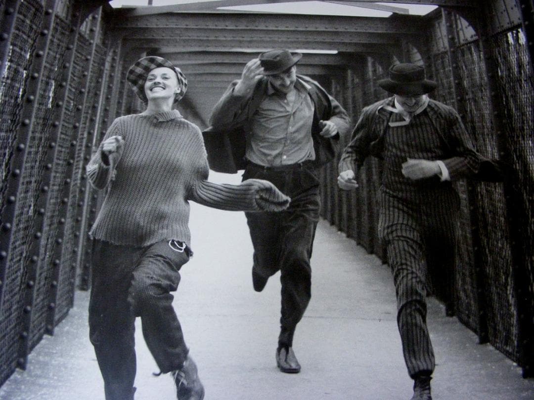 フランソワ トリュフォー Jules and Jim 1995年製ポスター