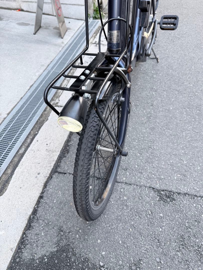 大阪府　パナソニック　電動アシスト自転車 シティタイプ 黒 20インチ