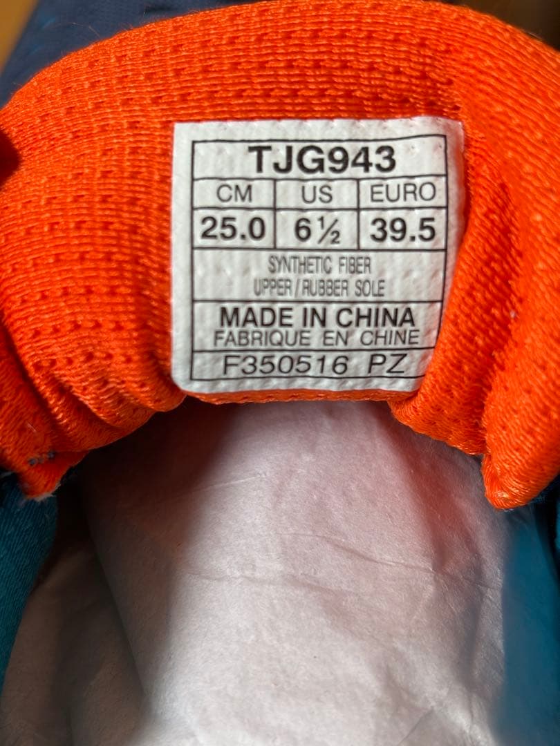 【新品】ASICS GEL-KAYANO23 25.0センチ　ネイビー×オレンジ