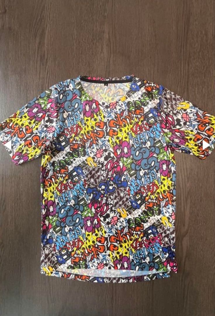 ランニングKRP x eyeron カラフルTシャツ×短パン 上下セット