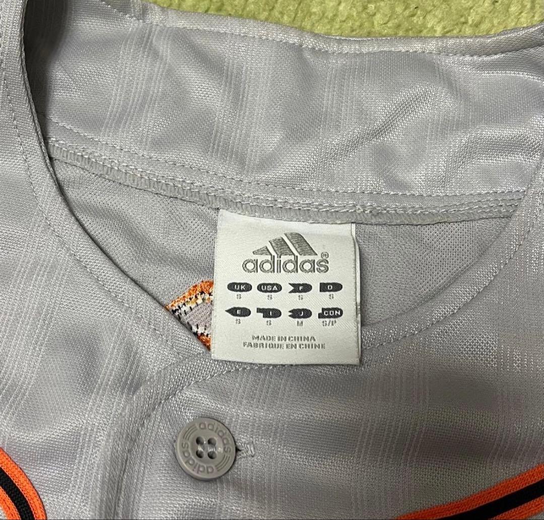 巨人 阿部慎之助 ビジター ユニフォーム グレー adidas