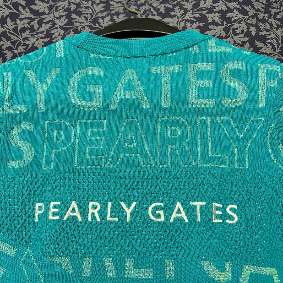 PEARLY GATES アクアブルー ニットセーター