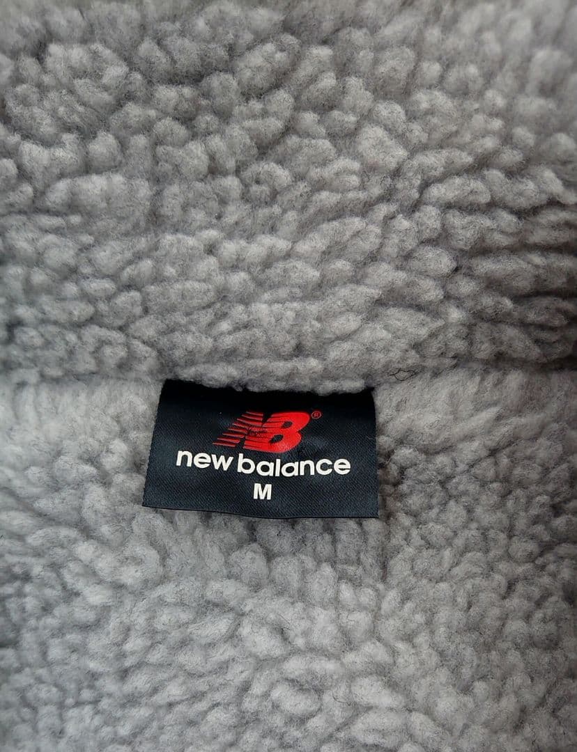 new balance ベンチコート M黒 メンズ ボア 部活 スポーツ観戦にも
