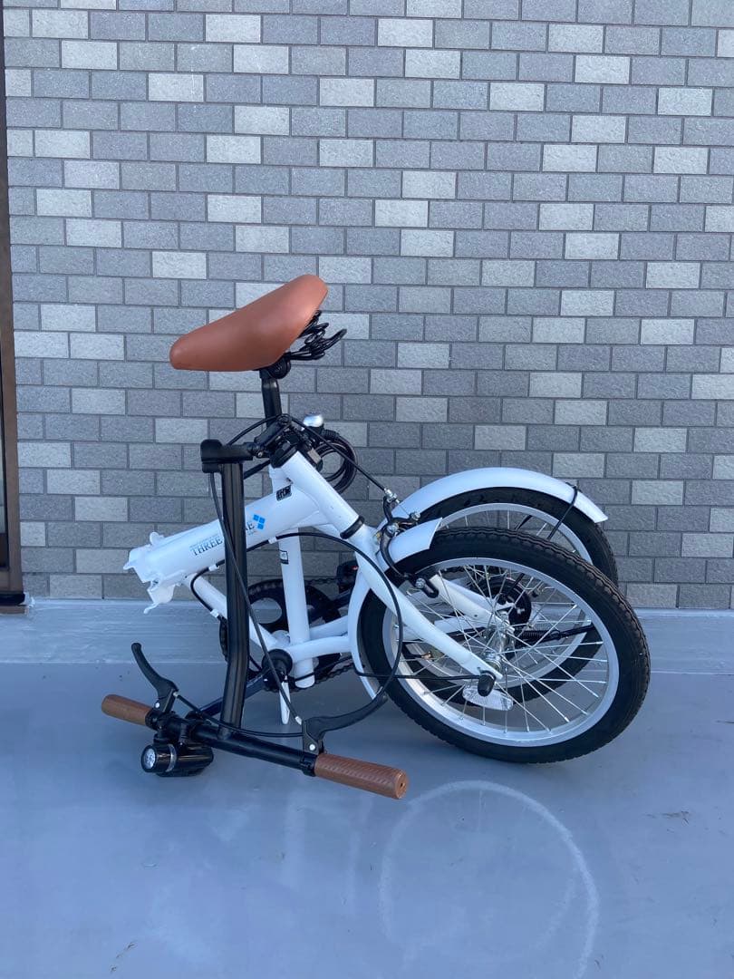 折りたたみ自転車16インチ/ホワイト