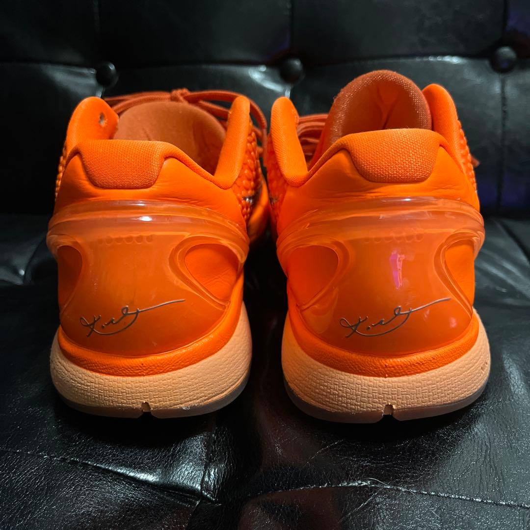 【中古】NIKE KOBE Ⅵ PROTRO Total Orange 26cm