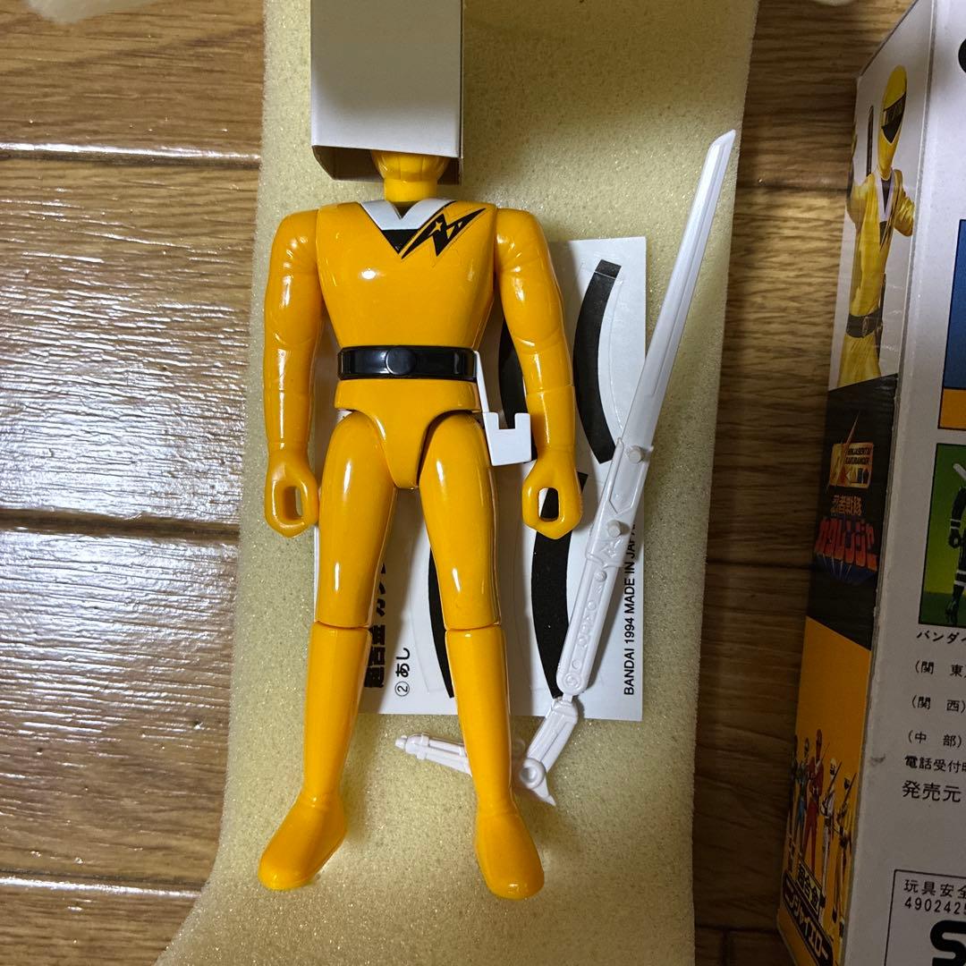 バンダイ超合金　ニンジャイエロー　忍者戦隊カクレンジャー