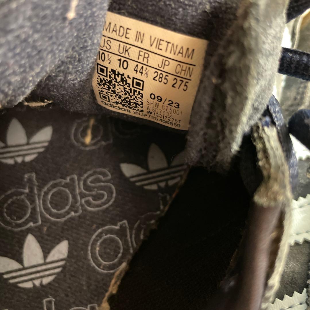 adidas HANDBALL SPEZIAL 紺×水色　サンバ