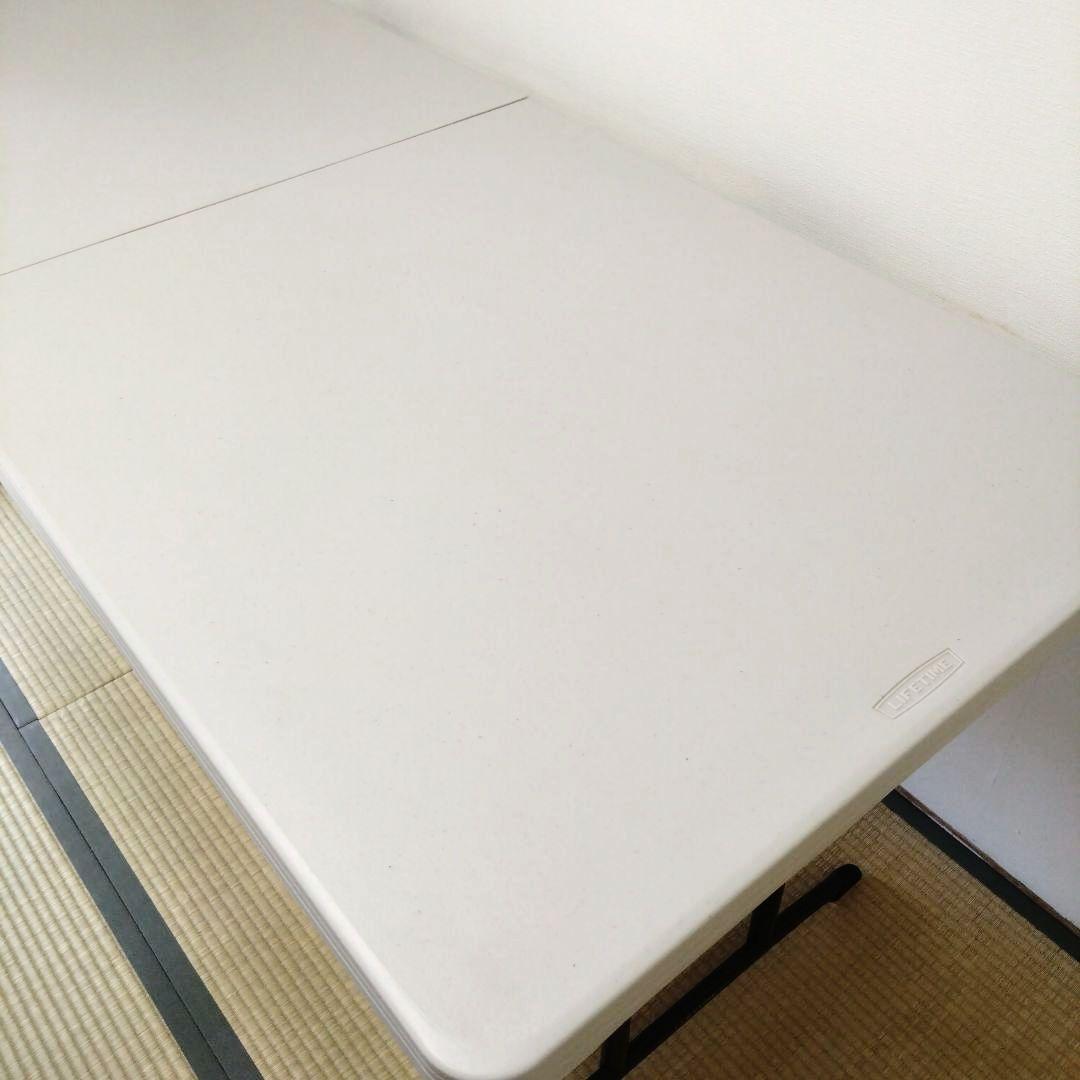 ☆美品☆ コストコ LIFETIME ライフタイム ６人掛 折りたたみ テーブル