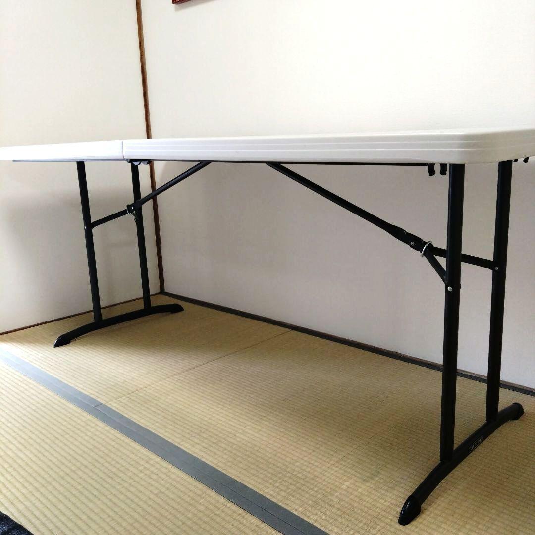 ☆美品☆ コストコ LIFETIME ライフタイム ６人掛 折りたたみ テーブル