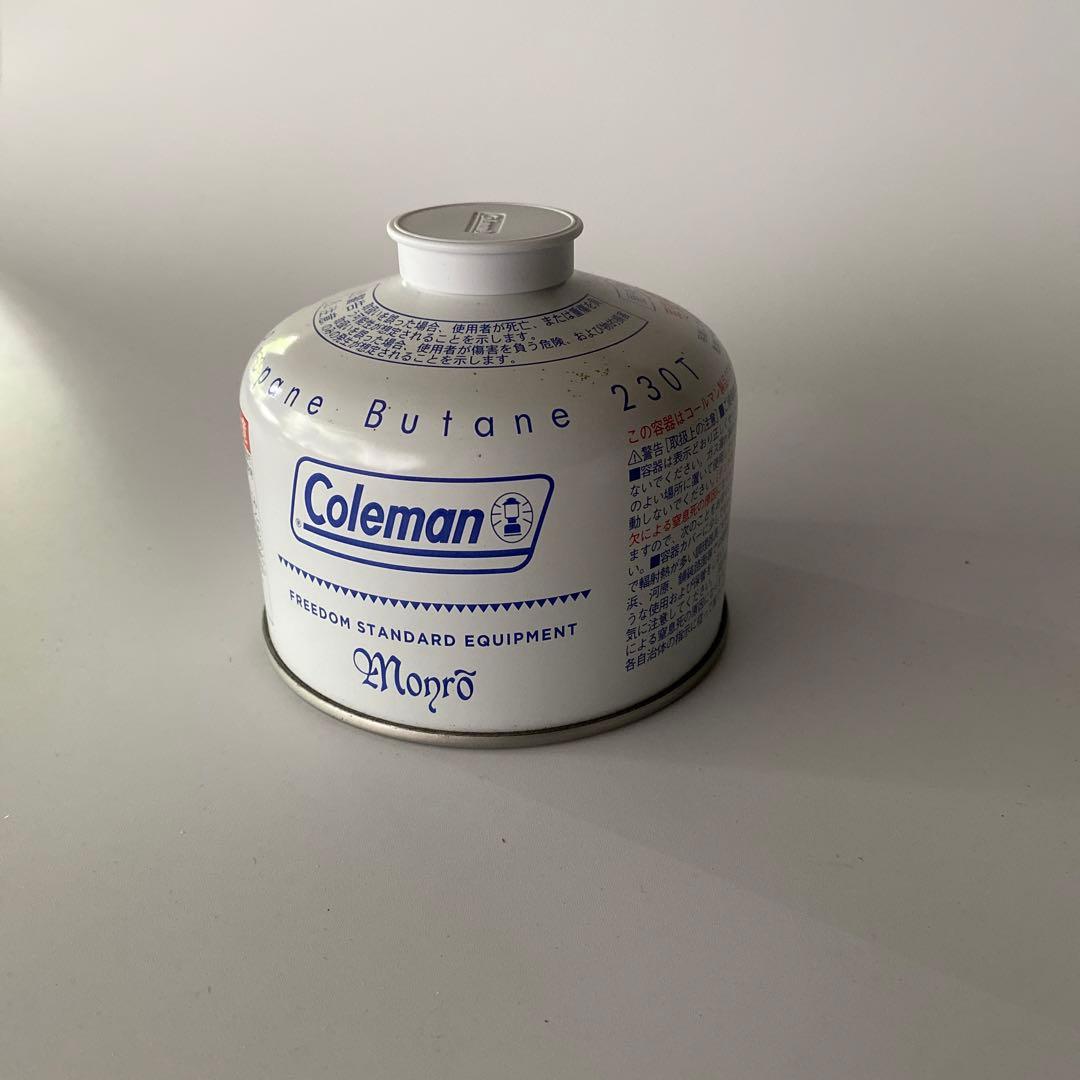 未使用 希少 Colemanガス缶 モンロー インディゴレーベル コールマン