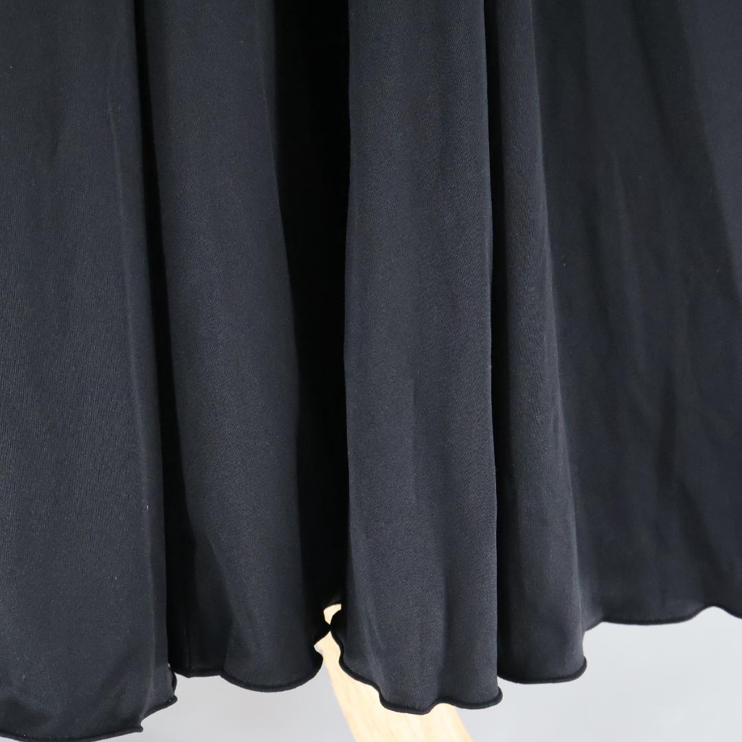 【美品 日本製 フラメンコ衣装】ブラック Chacott ファルダ スカート 黒