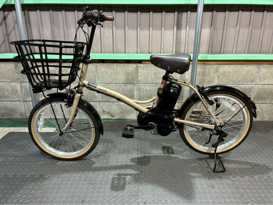 №8614 電動自転車　パナソニック　グリッター 20インチ ✨新古車　美品✨